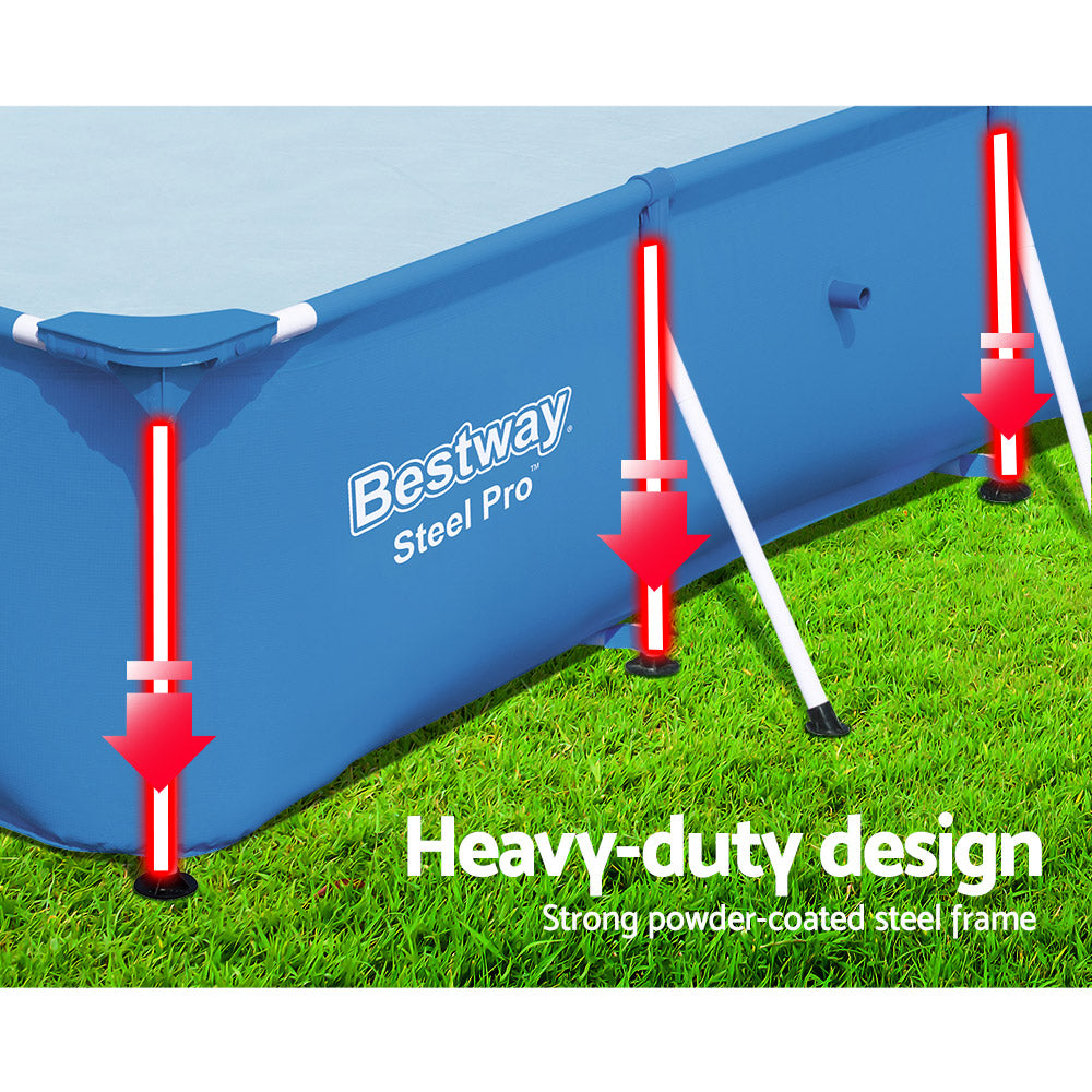 Bestway Steel Above Ground Swimming Pool freeshipping - Awezingly