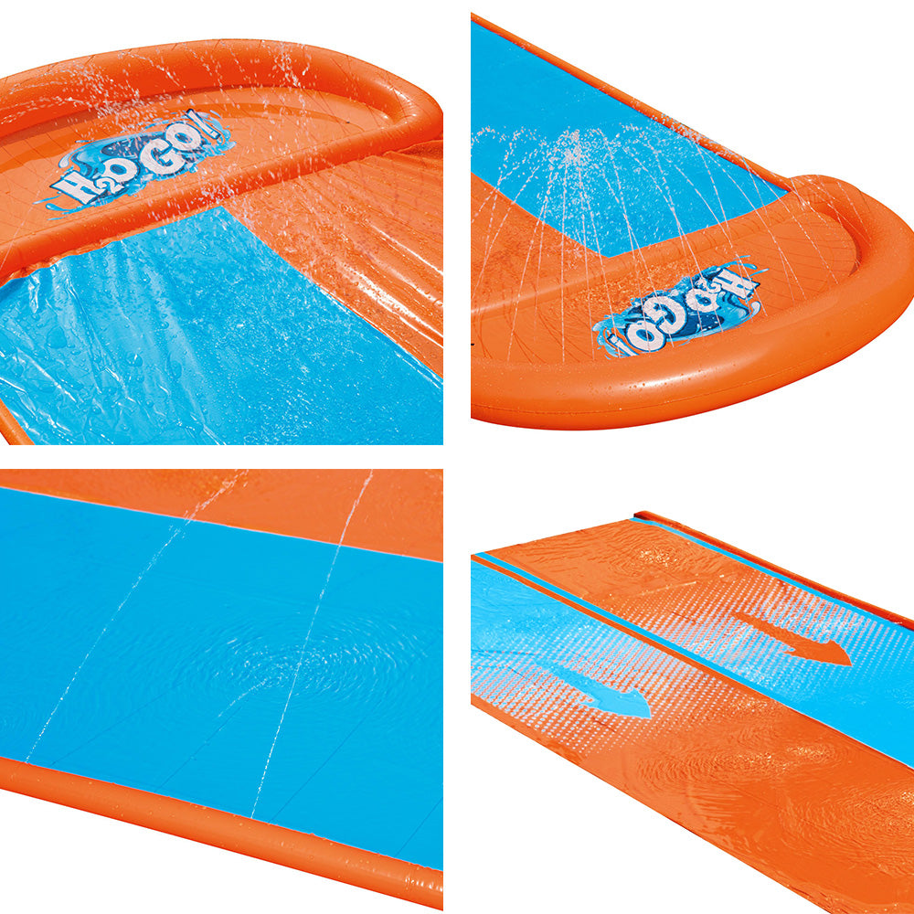 Bestway Inflatable Water Slip Slide Double Kids Splash Toy Outdoor Play 4.88M freeshipping - Awezingly