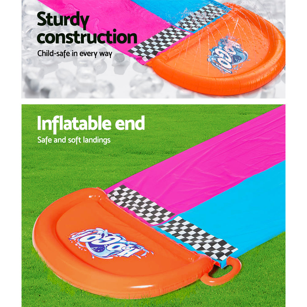 Bestway Inflatable Water Slip And Slide 4.88m Kids Rider Splash Toy Outdoor freeshipping - Awezingly