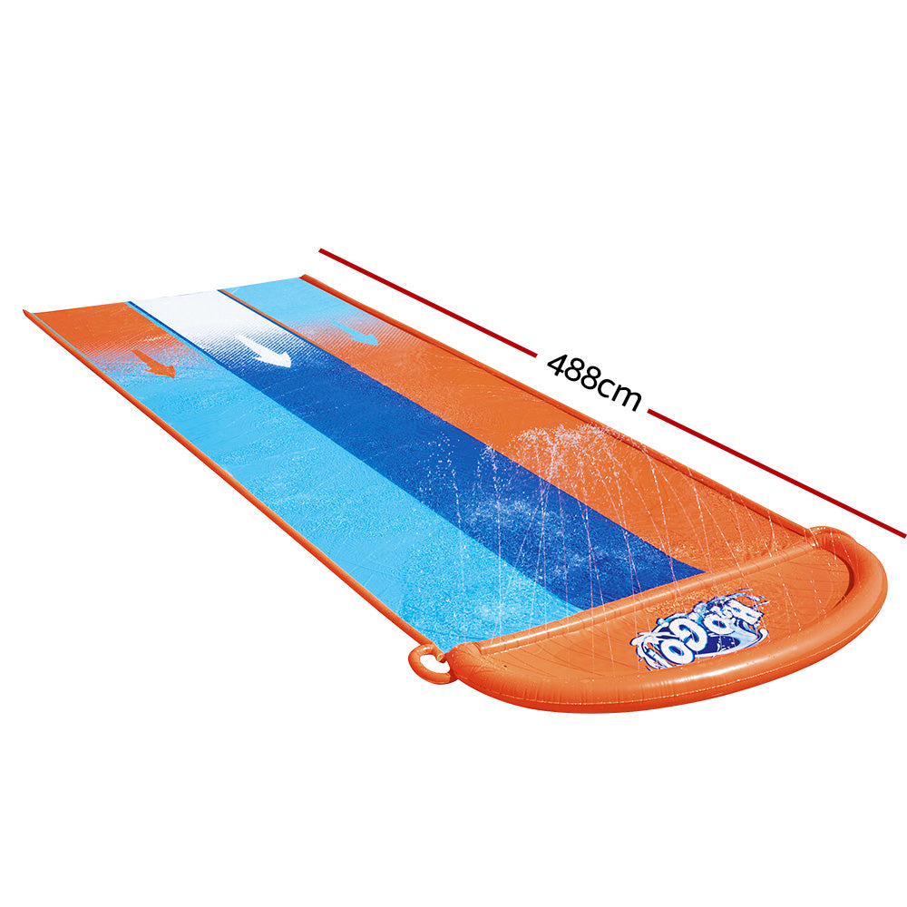 Bestway Water Slip And Slide Kids Inflatable Splash Toy Outdoor Triple 4.88M freeshipping - Awezingly