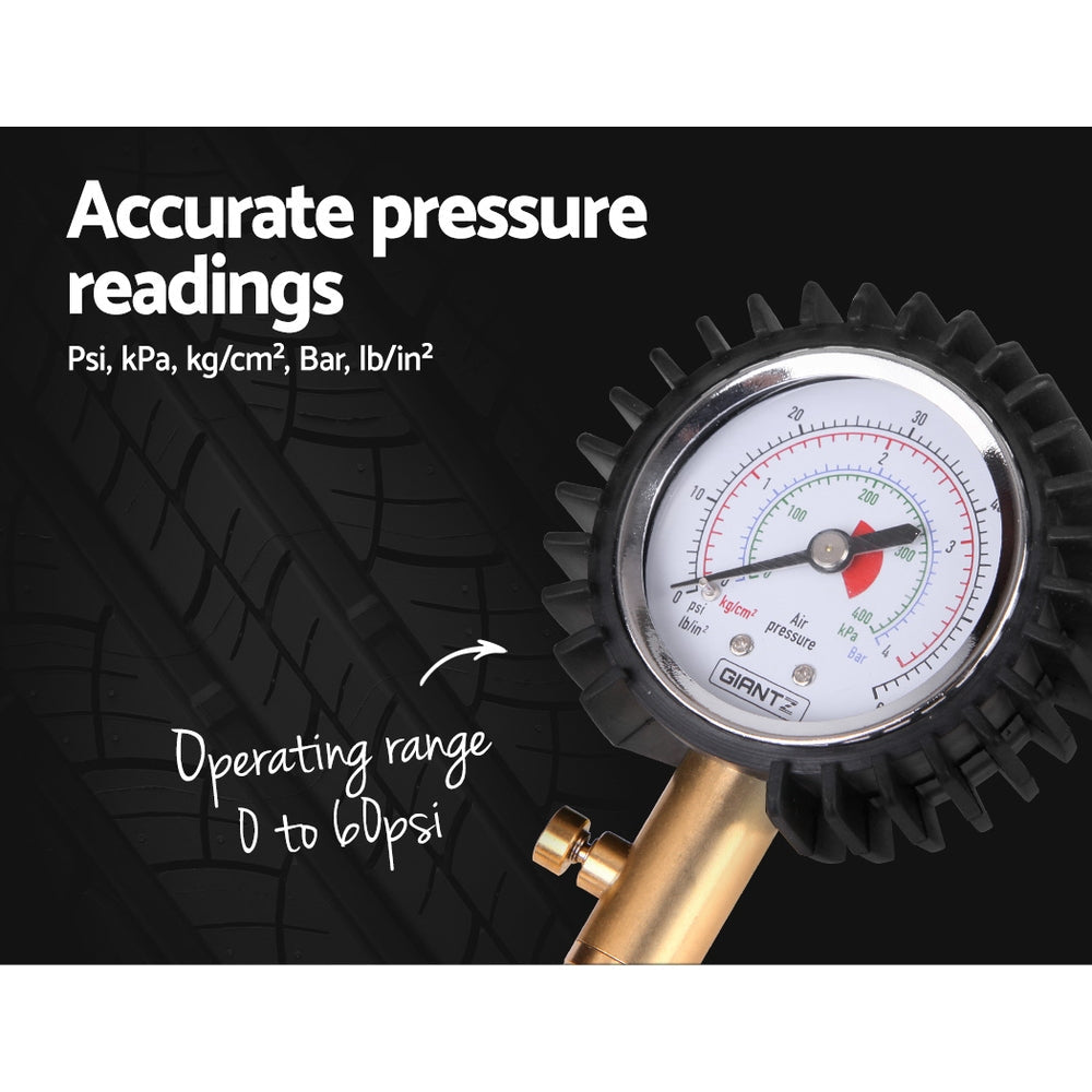 Giantz Tyre Deflater with Pressure Gauge Valve freeshipping - Awezingly