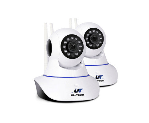 2 x UL Tech 1080P IP Wireless Camera - White freeshipping - Awezingly