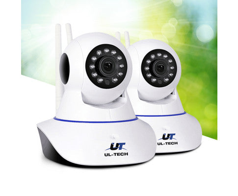 2 x UL Tech 1080P IP Wireless Camera - White freeshipping - Awezingly