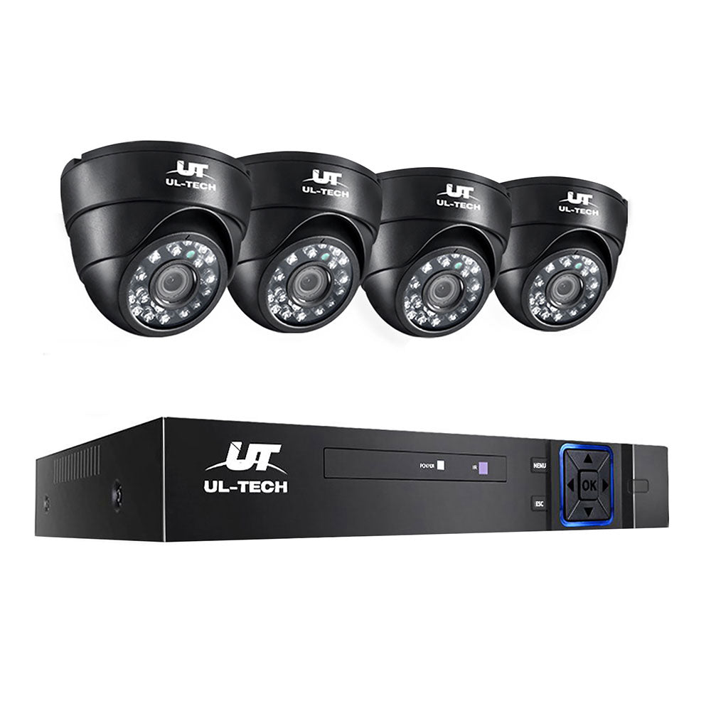 UL-tech CCTV Security Camera Home System DVR 1080P IP Long Range 4 Dome Cameras freeshipping - Awezingly