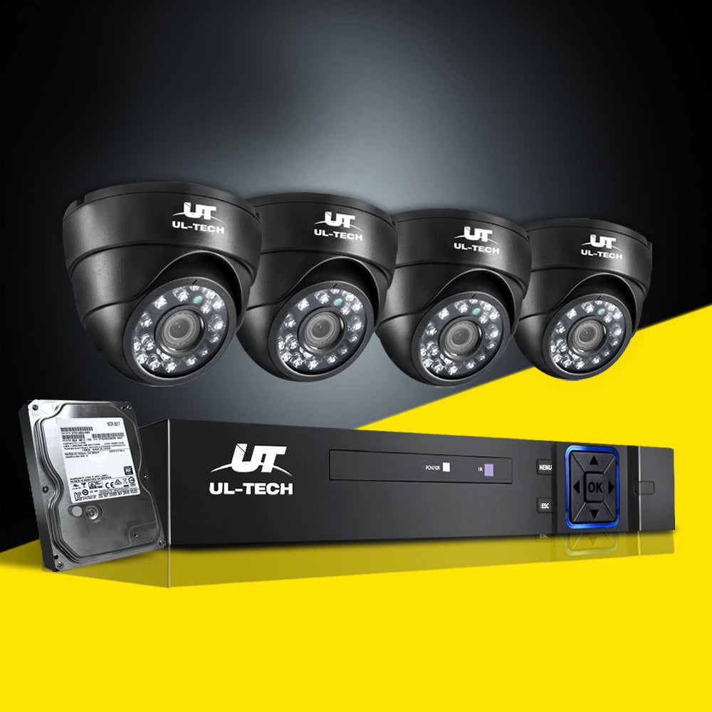 UL-Tech CCTV Security System 2TB 4CH DVR 1080P 4 Camera Sets freeshipping - Awezingly