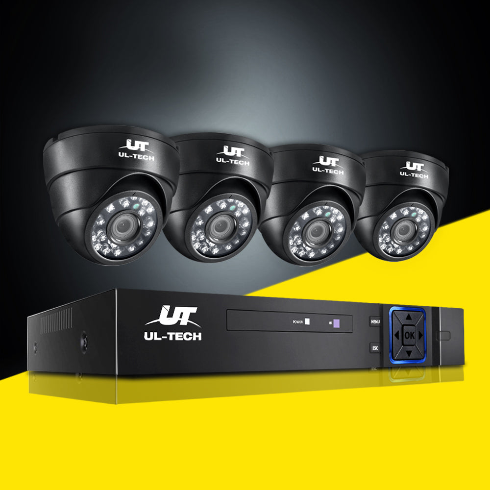 UL-tech CCTV Security Camera Home System DVR 1080P IP Long Range 4 Dome Cameras freeshipping - Awezingly