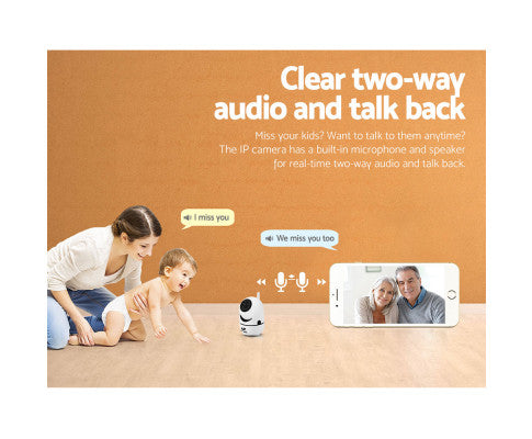 1 x UL-TECH 1080P Wireless IP Camera CCTV Security System Baby Monitor White freeshipping - Awezingly