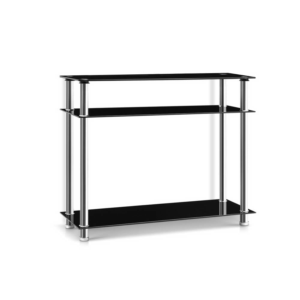 Artiss Entry Hall Console Table - Black & Silver freeshipping - Awezingly