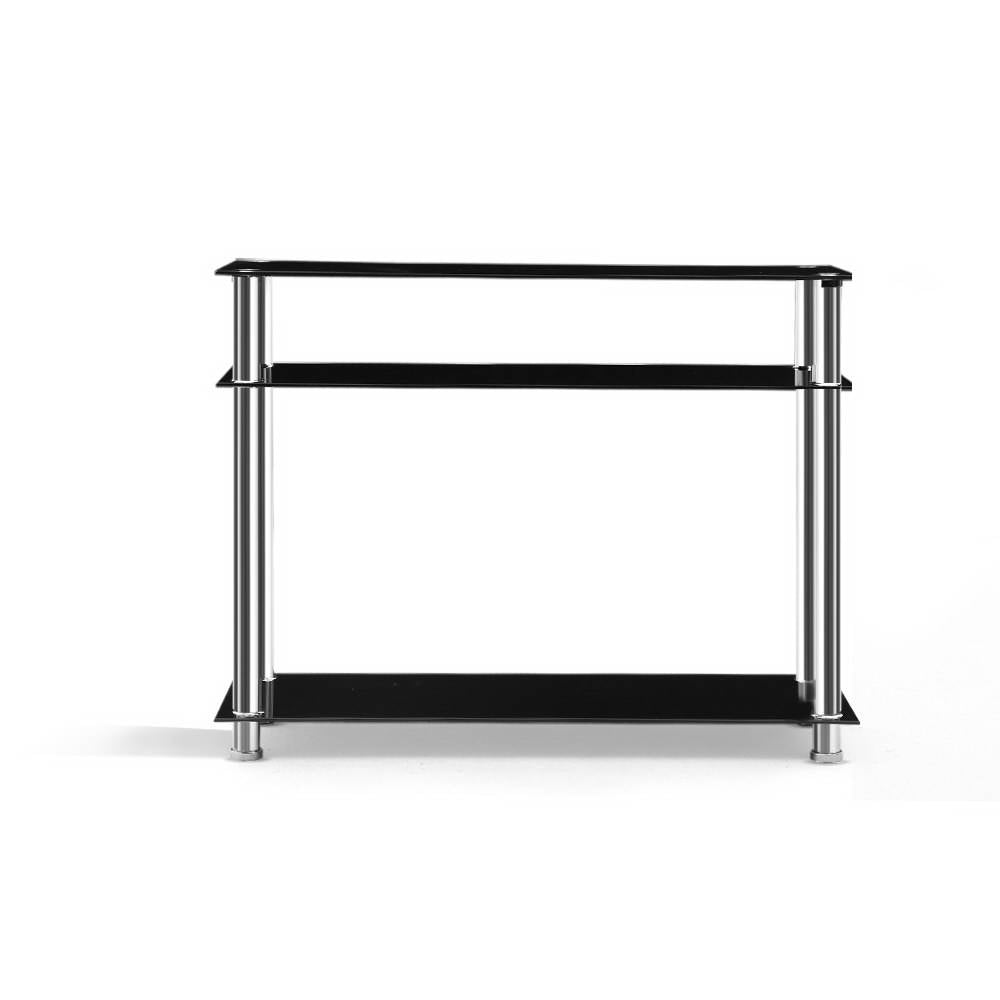 Artiss Entry Hall Console Table - Black & Silver freeshipping - Awezingly