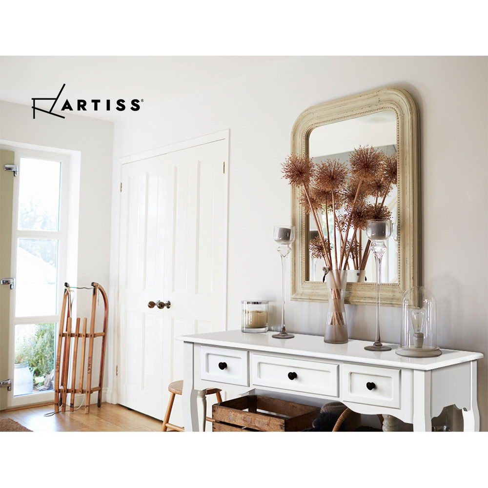 Artiss Hallway Console Table Hall Side Dressing Entry Display 3 Drawers White freeshipping - Awezingly