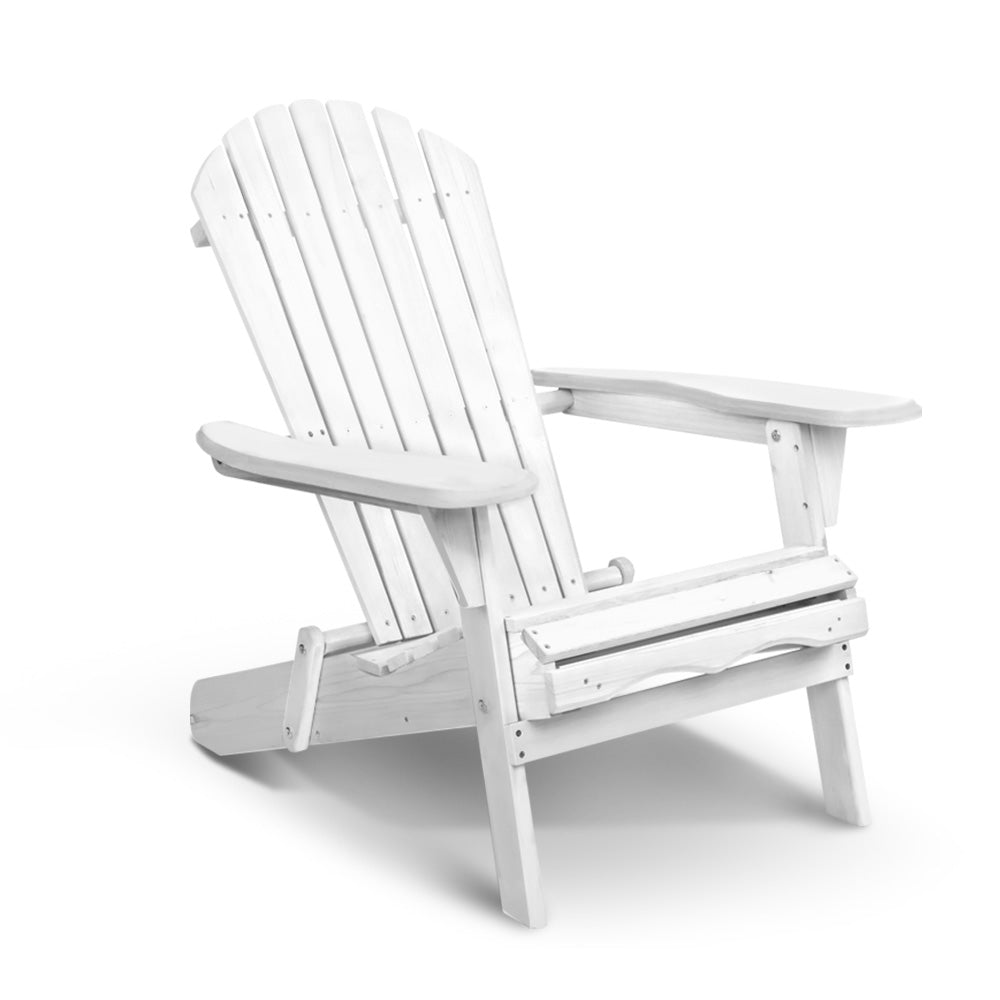 Gardeon Outdoor Furniture Adirondack Chairs Beach Chair Lounge Wooden Patio Garden freeshipping - Awezingly