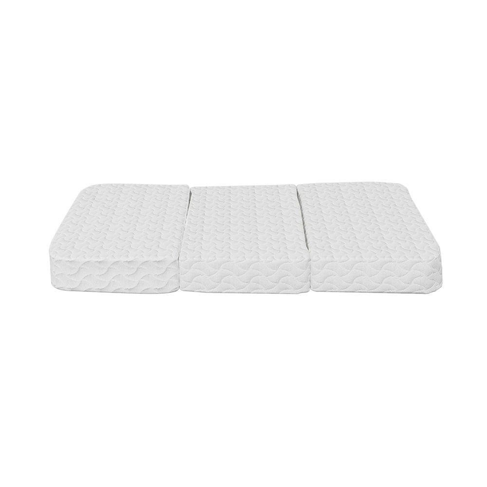 Giselle Foldable Gel Foam Mattress Folding Baby Bed Floor Mat Travel Cot Bamboo