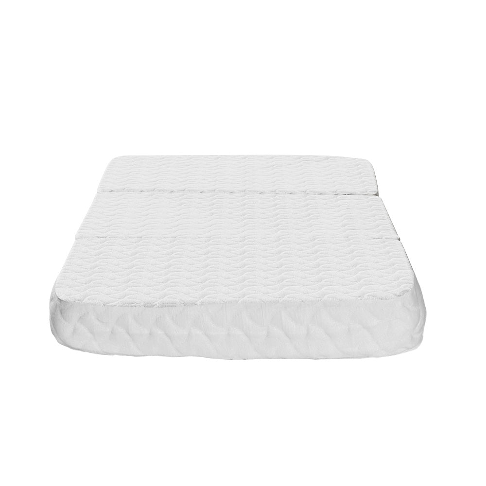 Giselle Foldable Gel Foam Mattress Folding Baby Bed Floor Mat Travel Cot Bamboo