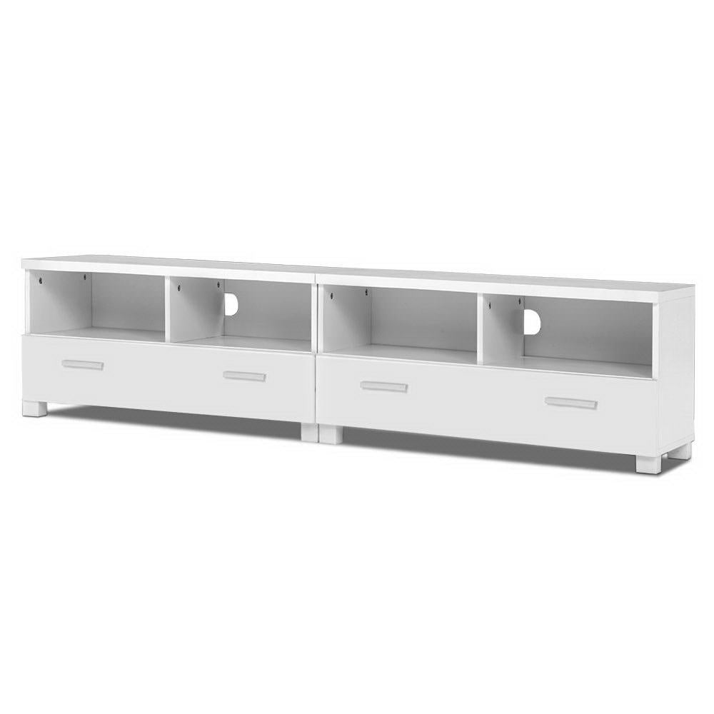 Artiss TV Stand Entertainment Unit with Drawers - White freeshipping - Awezingly