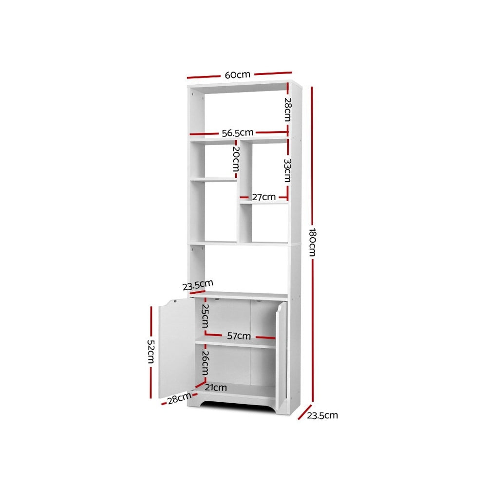 Artiss Bookshelf Display Shelf Adjustable Storage Cabinet Bookcase Stand Rack freeshipping - Awezingly