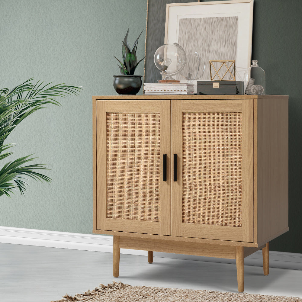 Artiss Rattan Buffet Sideboard Cabinet Storage Hallway Table Kitchen Cupboard freeshipping - Awezingly