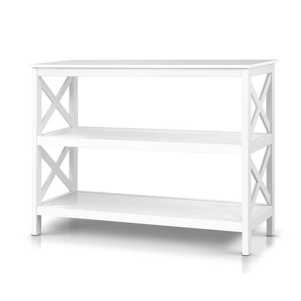 Artiss Wooden Storage Console Table - White freeshipping - Awezingly