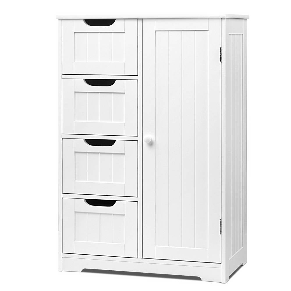 Artiss Bathroom Tallboy Storage Cabinet - White freeshipping - Awezingly