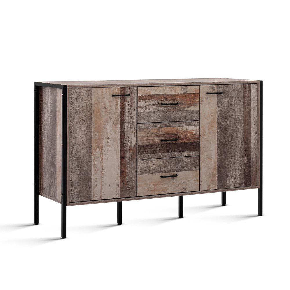 Artiss Buffet Sideboard Storage Cabinet Industrial Rustic Wooden freeshipping - Awezingly