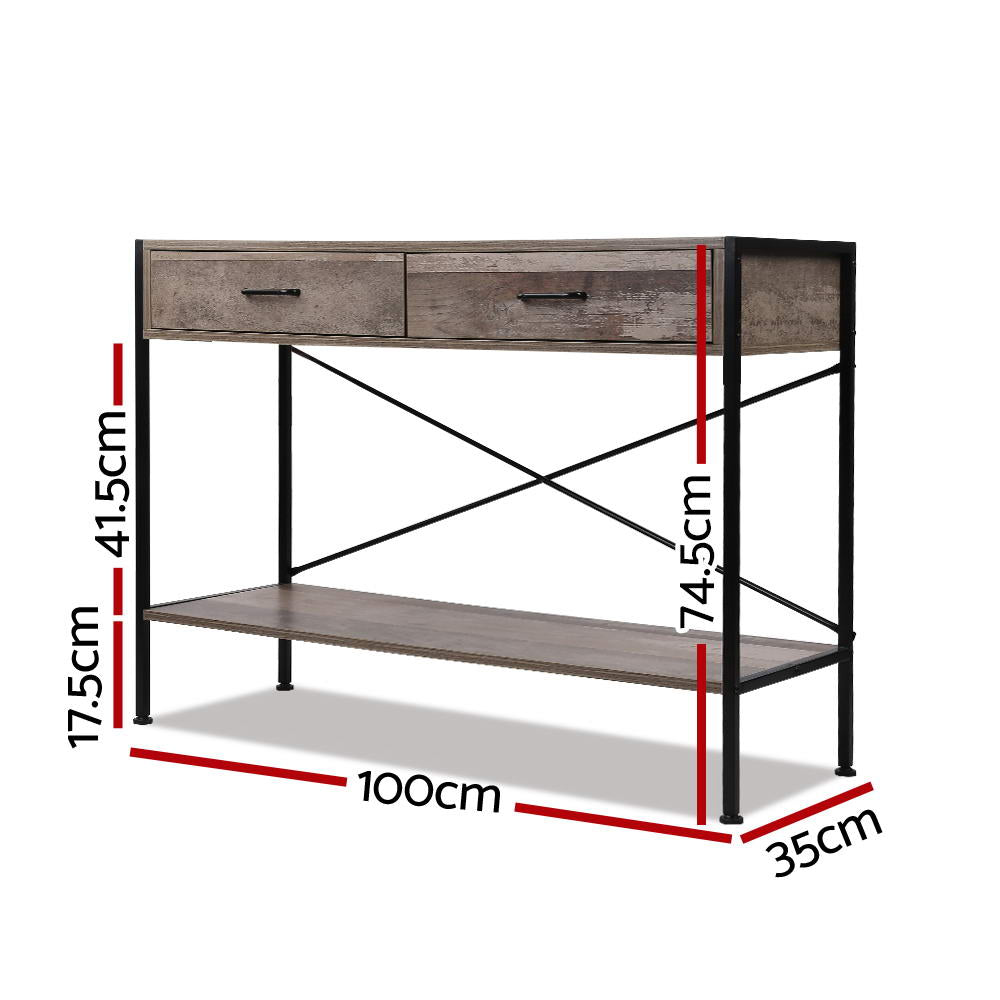 Artiss Wooden Hallway Console Table - Wood freeshipping - Awezingly