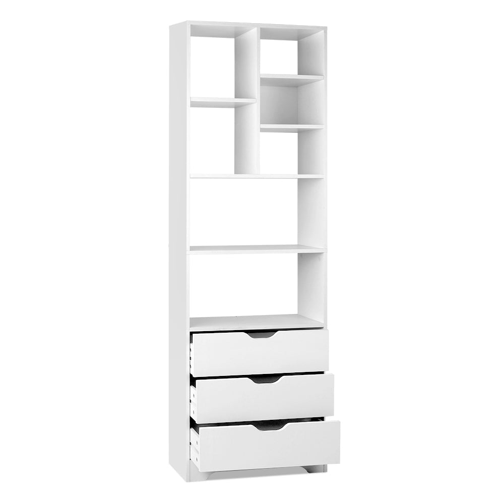 Artiss Display Drawer Shelf - White freeshipping - Awezingly