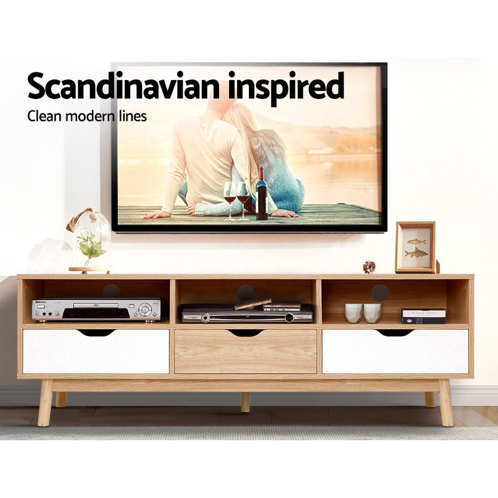 Artiss TV Cabinet Entertainment Unit 140cm Scandinavian freeshipping - Awezingly