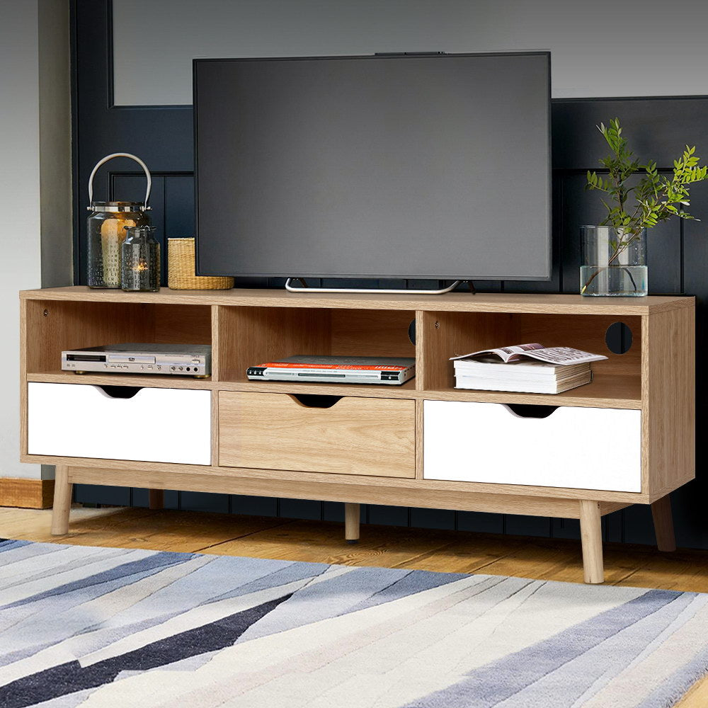 Artiss TV Cabinet Entertainment Unit 140cm Scandinavian freeshipping - Awezingly