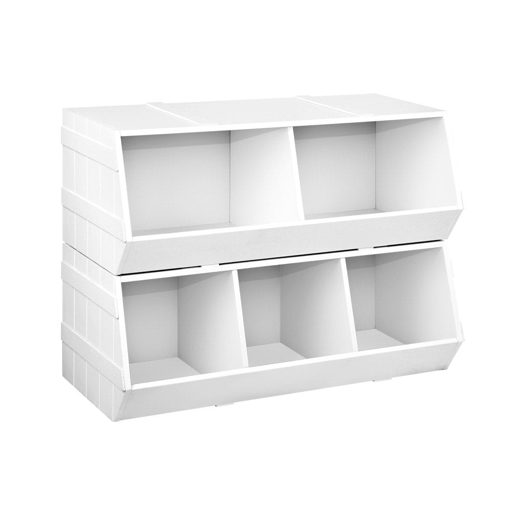 Keezi Kids Toy Storage Box - White