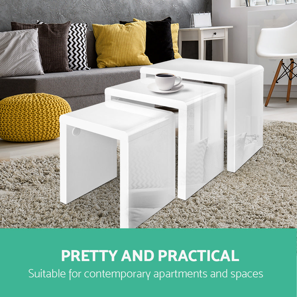 Artiss Set of 3 Nesting Tables freeshipping - Awezingly