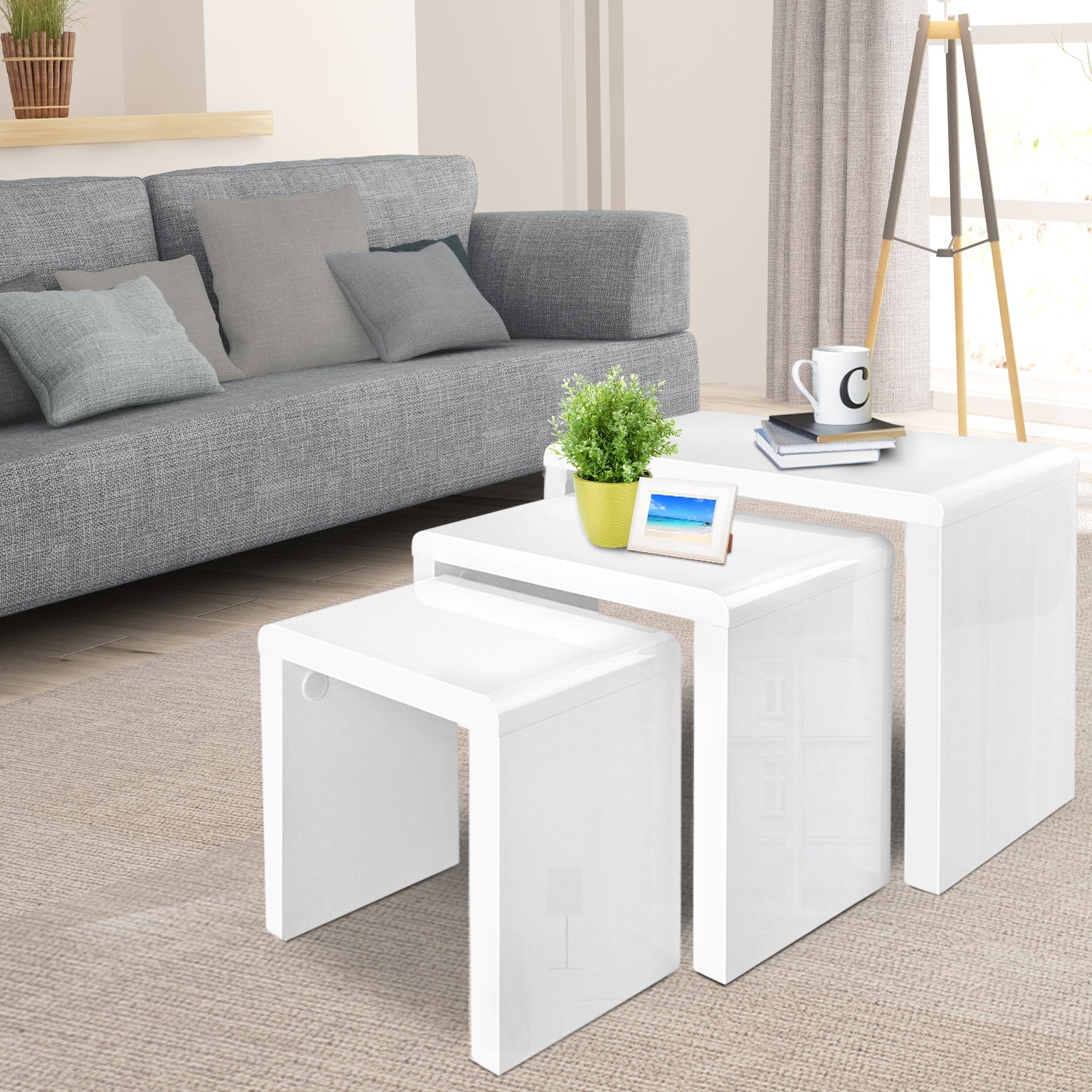 Artiss Set of 3 Nesting Tables freeshipping - Awezingly