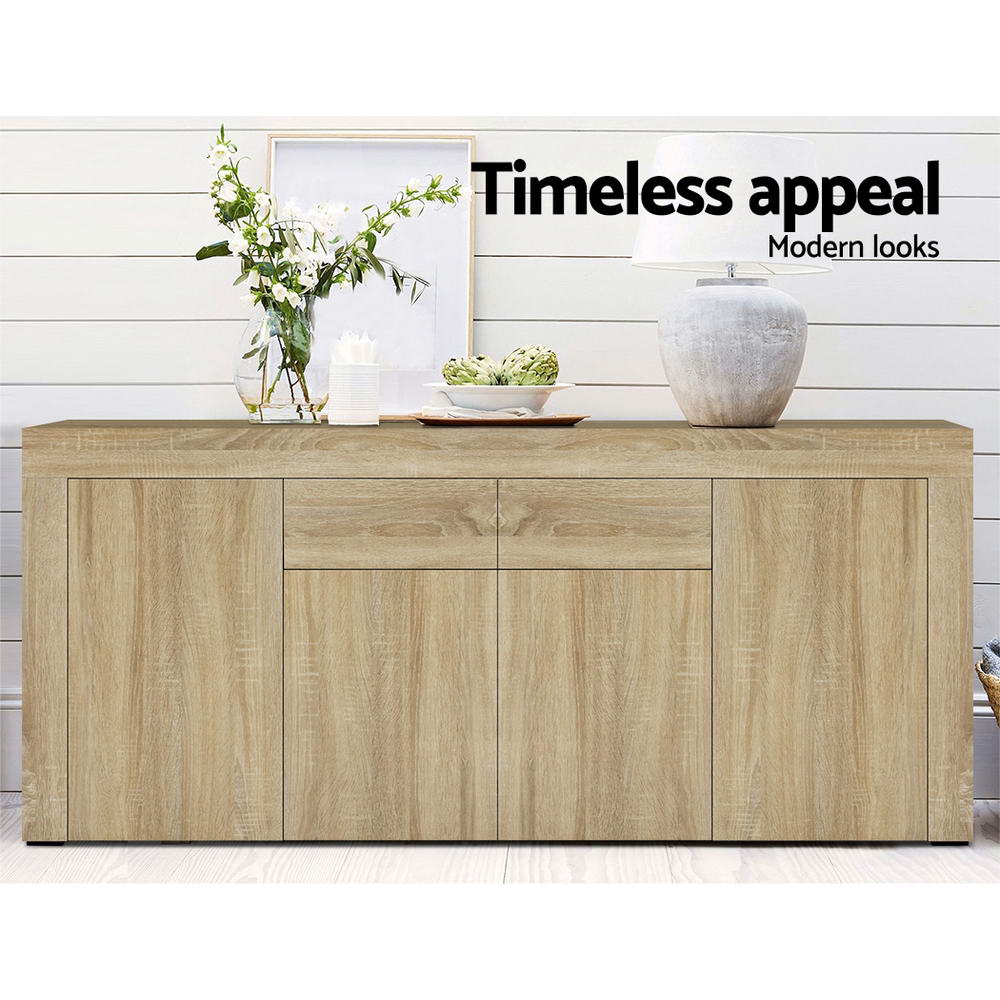 Artiss Buffet Sideboard 4 Doors Cupboard Hall Wood Hallway Table