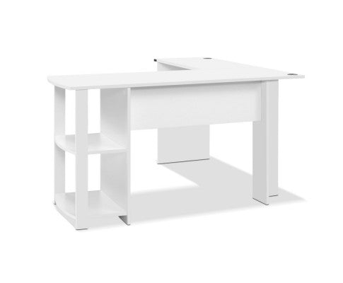 Artiss Office Computer Desk Corner L-Shape Shelf White freeshipping - Awezingly