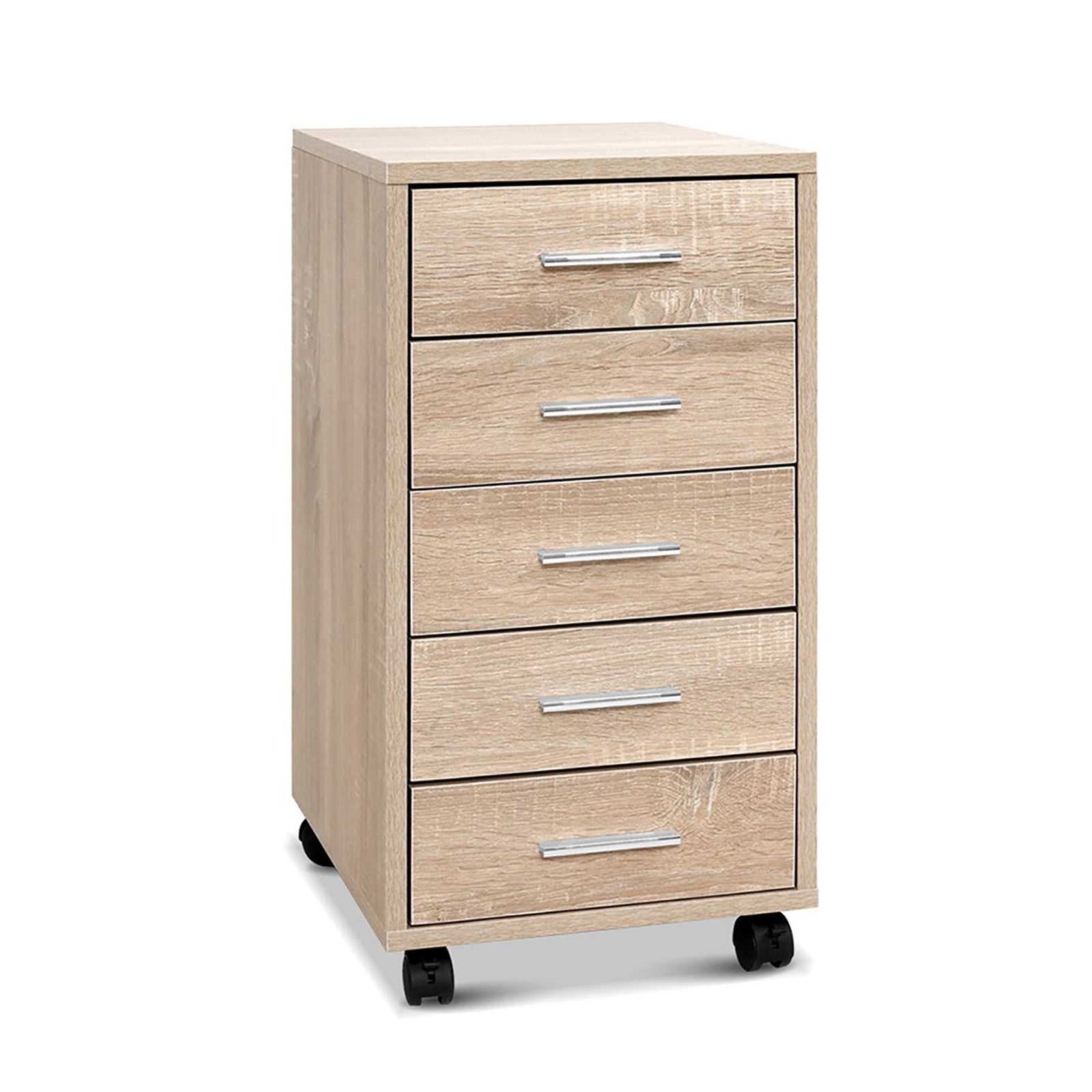 5 Drawer Filing Cabinet Storage Drawers Wood Study Office School File Cupboard freeshipping - Awezingly