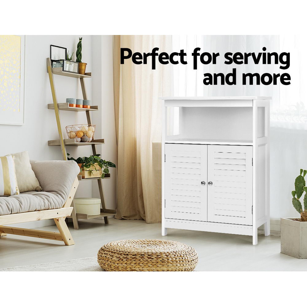 Artiss Buffet Sideboard Cabinet Kitchen Bathroom Storage Cupboard Hallway White Shelf freeshipping - Awezingly