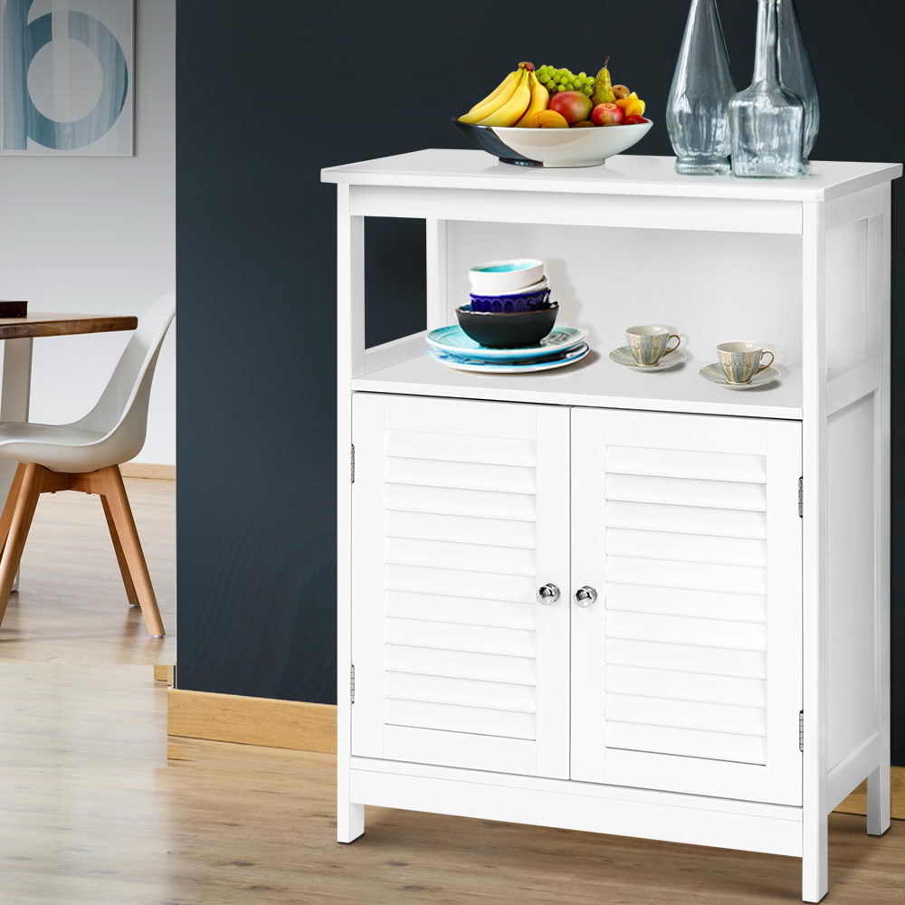 Artiss Buffet Sideboard Cabinet Kitchen Bathroom Storage Cupboard Hallway White Shelf freeshipping - Awezingly