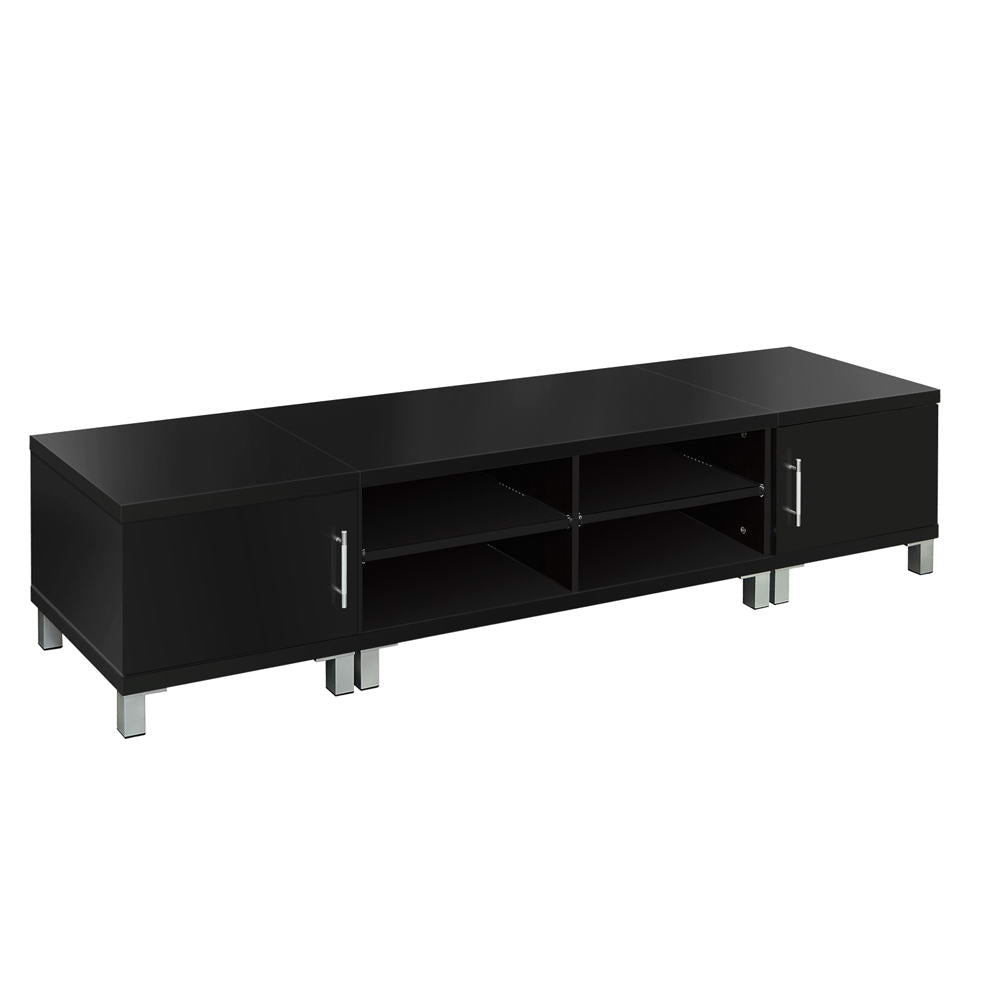 Artiss Entertainment Unit with Cabinets - Black freeshipping - Awezingly