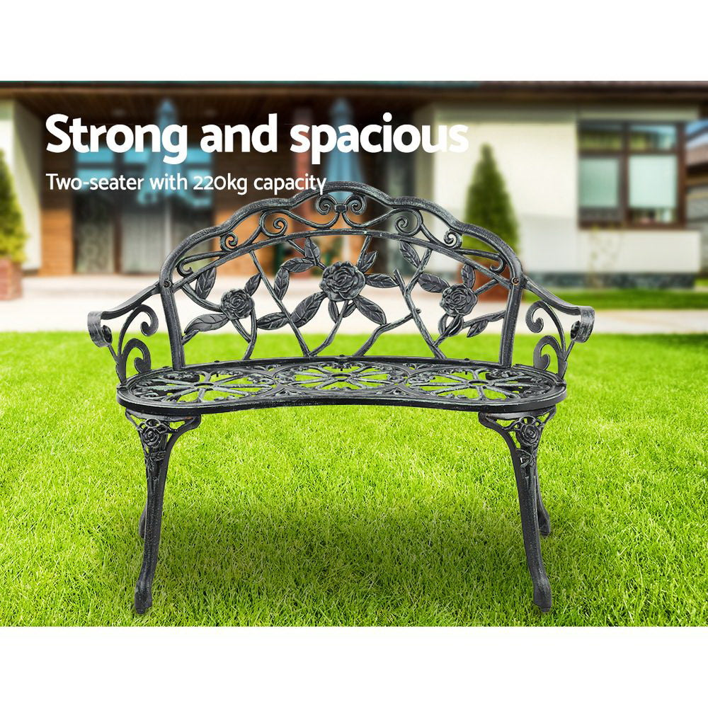 Gardeon Victorian Garden Bench - Green freeshipping - Awezingly