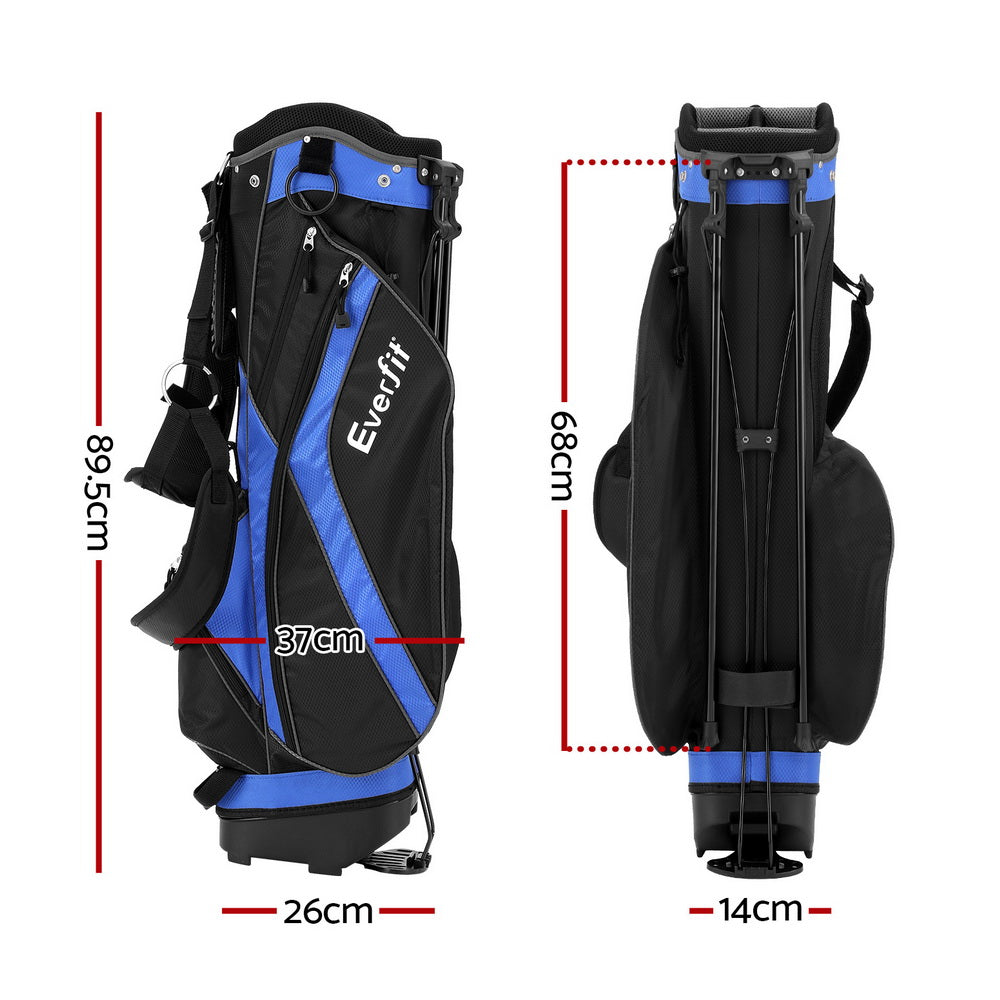 Everfit 6 Way Dividers Golf Bag Stand Insulated Carry Bag Zippered Rain Cover