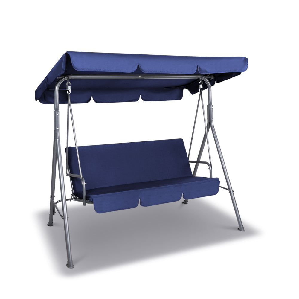 Gardeon Canopy Swing Chair - Navy freeshipping - Awezingly