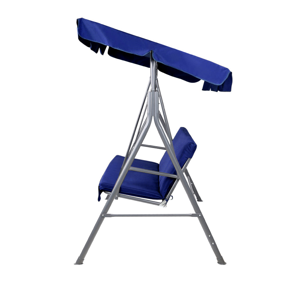 Gardeon Canopy Swing Chair - Navy freeshipping - Awezingly