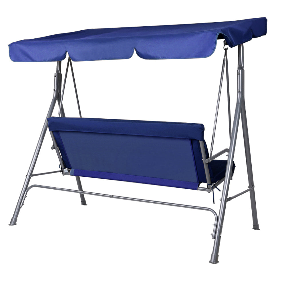 Gardeon Canopy Swing Chair - Navy freeshipping - Awezingly