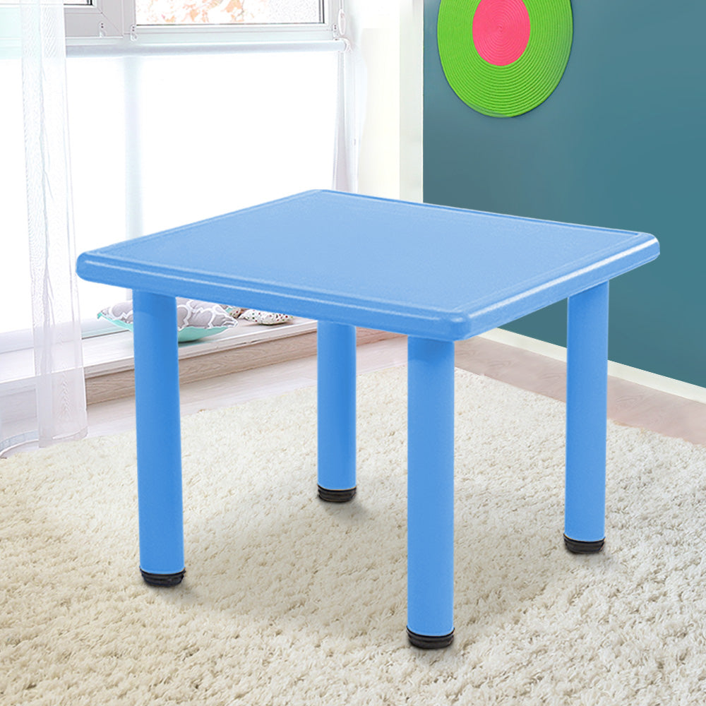 Keezi Kids Table Study Desk Children Furniture Plastic Blue freeshipping - Awezingly