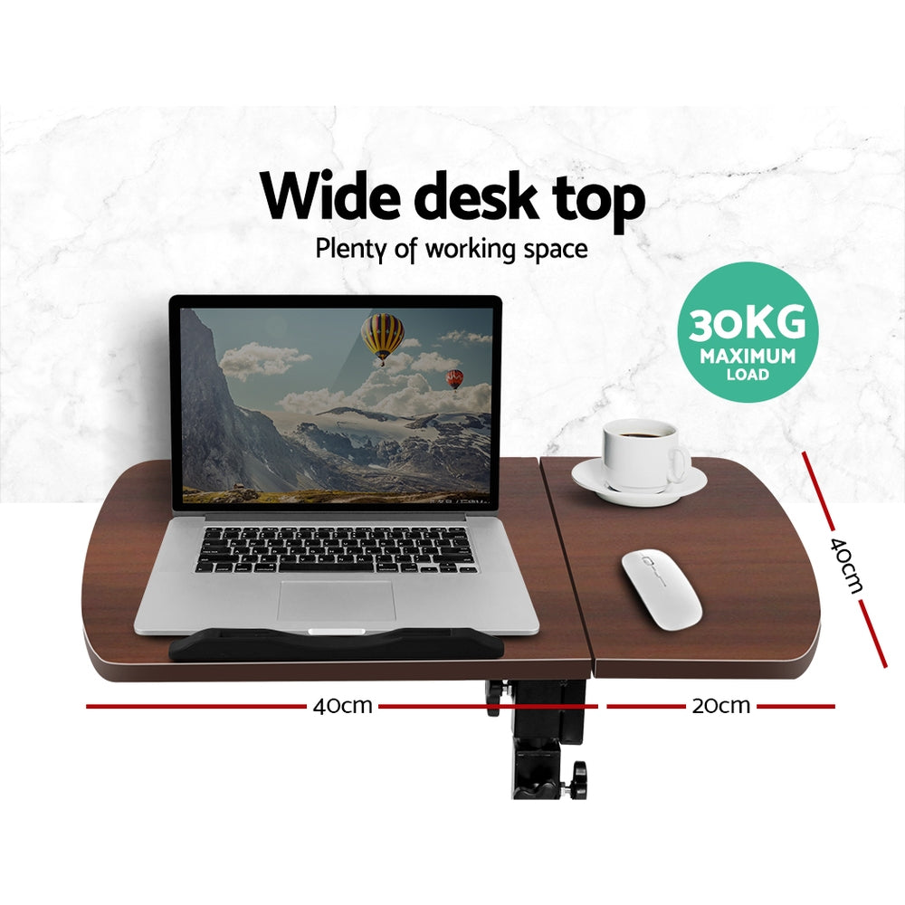 Adjustable Computer Stand - Walnut freeshipping - Awezingly