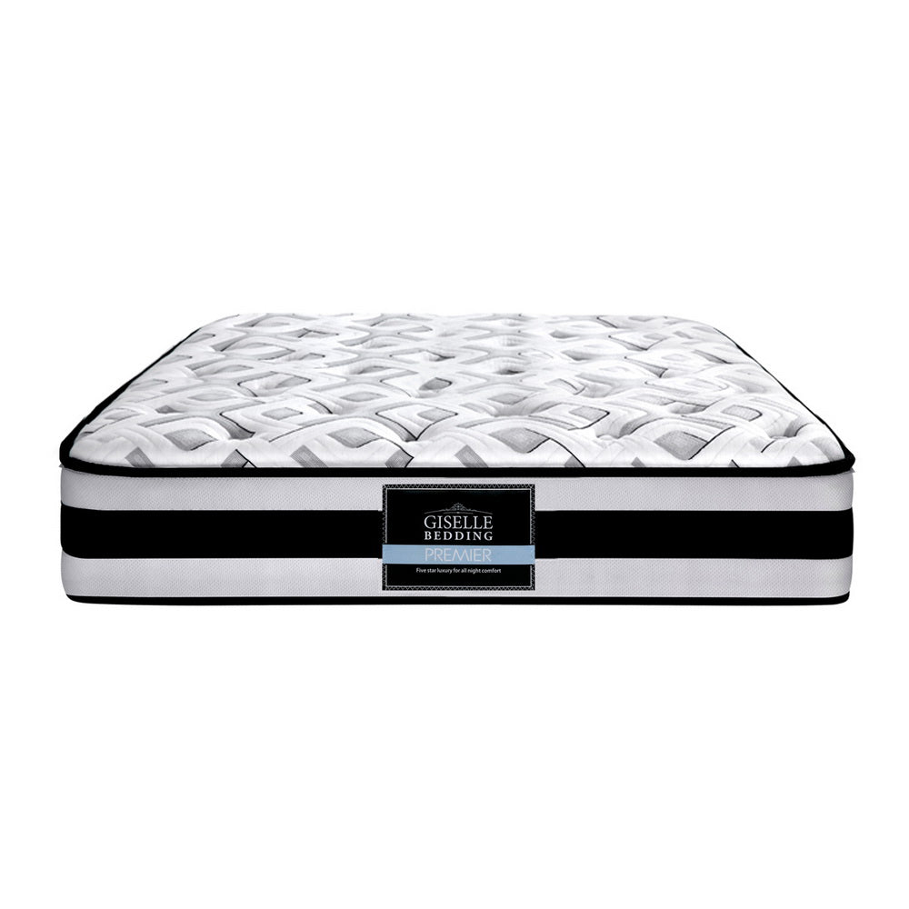 Giselle Bedding Rumba Tight Top Pocket Spring Mattress 24cm Thick – Single