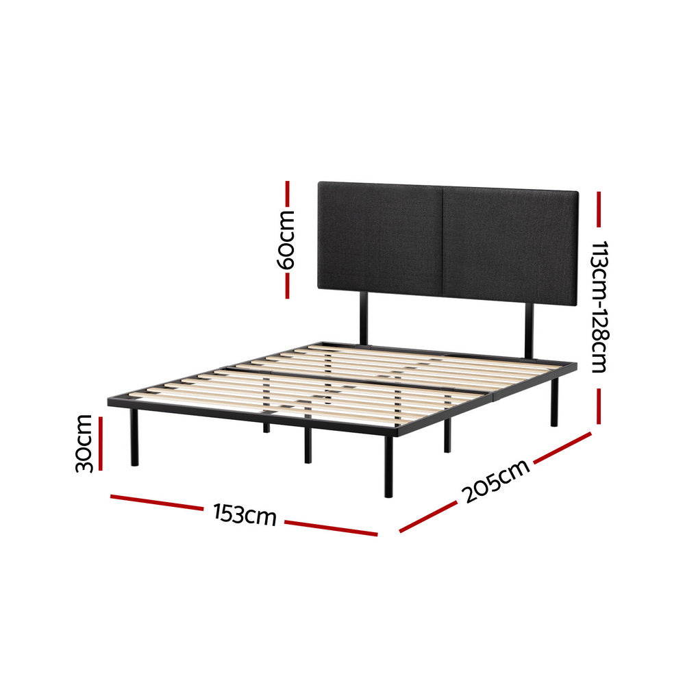 Artiss Bed Frame Queen Size Metal Frame NOR