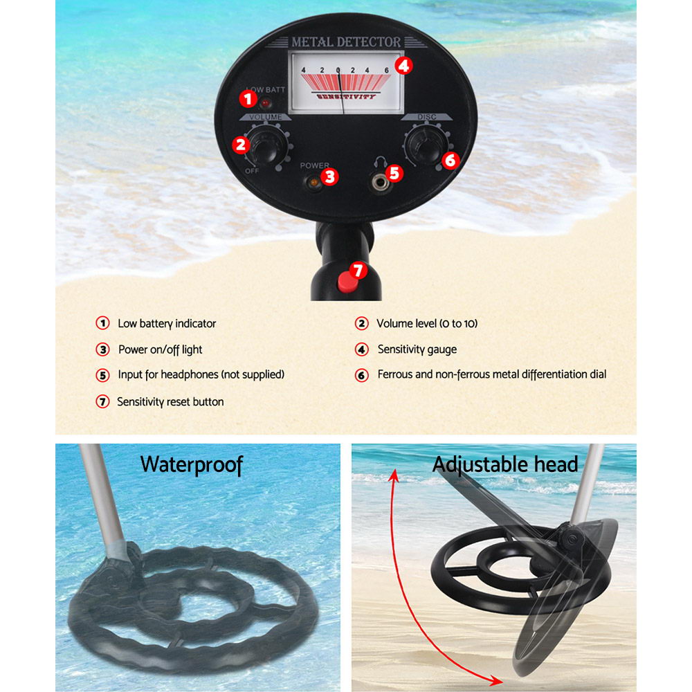 Deep Metal Detector - Black freeshipping - Awezingly