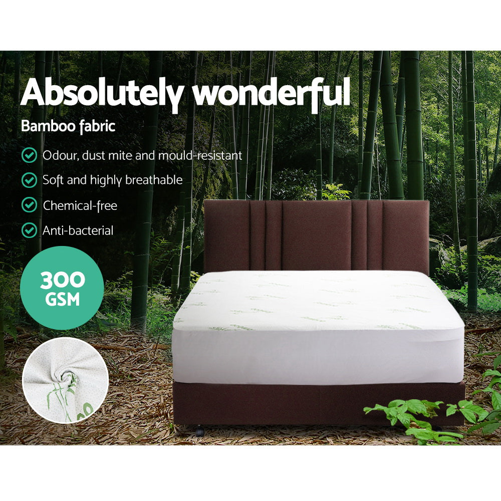 Giselle Bedding Giselle Bedding Bamboo Mattress Protector Double freeshipping - Awezingly