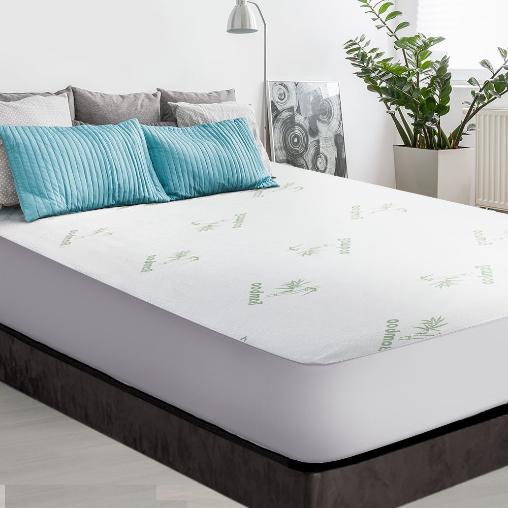 Giselle Bedding Giselle Bedding Bamboo Mattress Protector Double freeshipping - Awezingly