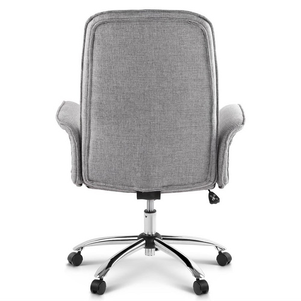 Fabric Office Desk Chair - Grey freeshipping - Awezingly