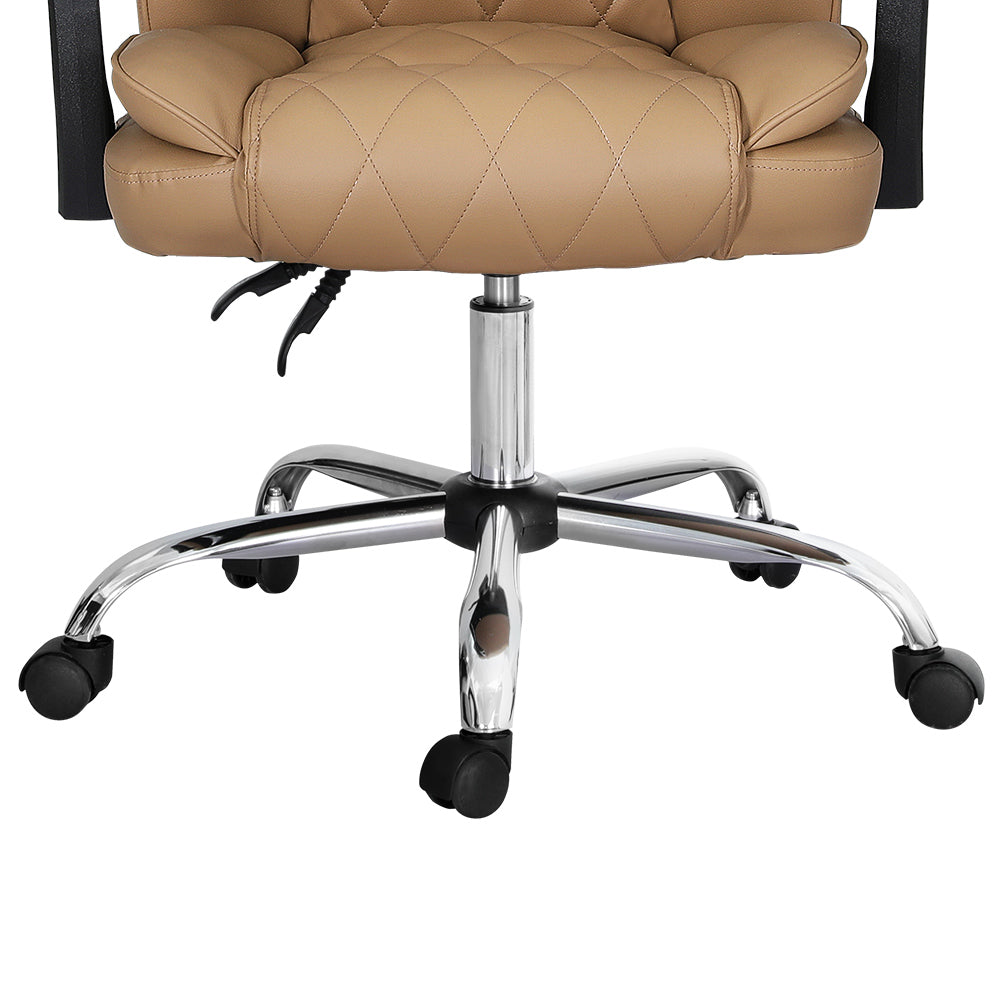 Artiss Executive Office Chair Leather Recliner Espresso